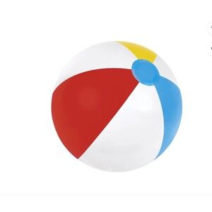 Play Day Beach Ball Classic Inflatable Pool Toy Summer Fun Kids Party